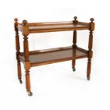 A Victorian mahogany two-tier buffet