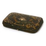 A tortoiseshell purse,