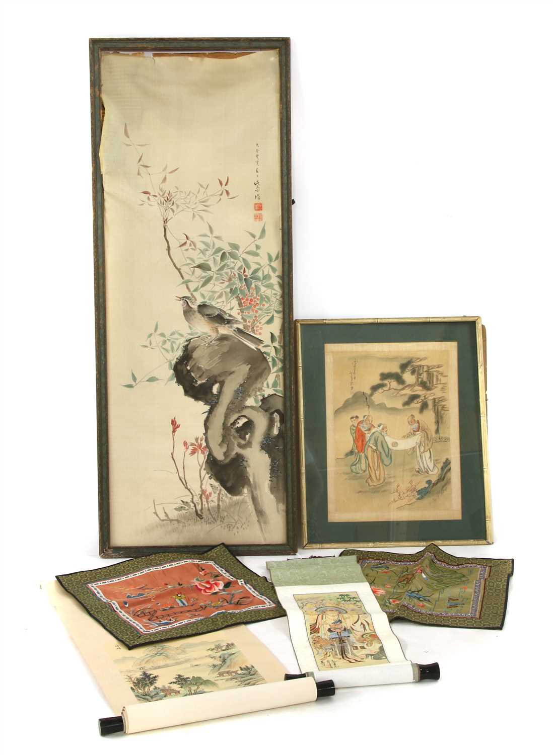 A collection of Chinese embroideries