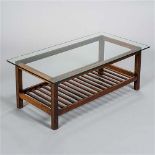 A Brazilian jacaranda wood coffee table,