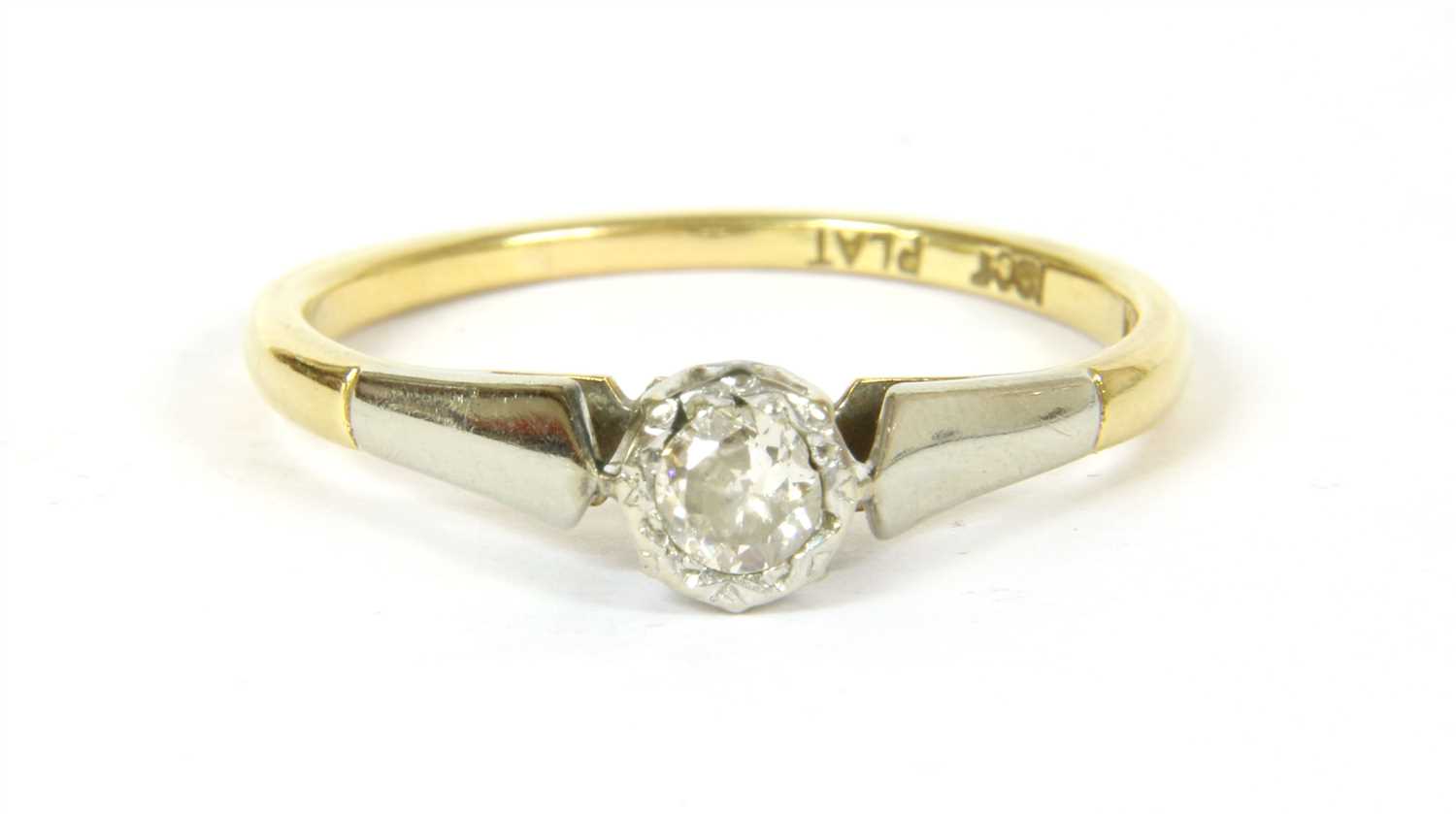 A single stone diamond ring