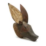 A Bambara (West Africa) animal's head mask