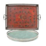 A toleware tray,