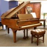 A Steinway cased grand piano model number 166080 circa 1914
