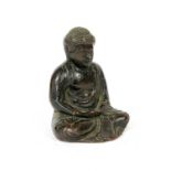 A bronze Buddah,