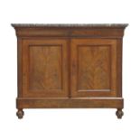 A Louis Philippe mahogany commode,