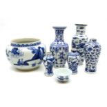 A collection of Chinese blue and white,
