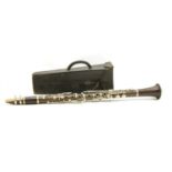 A Hawkes & Son cocus wood clarinet,