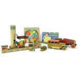 A collection of 1930s and later toys,
