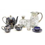 A collection of glassware,