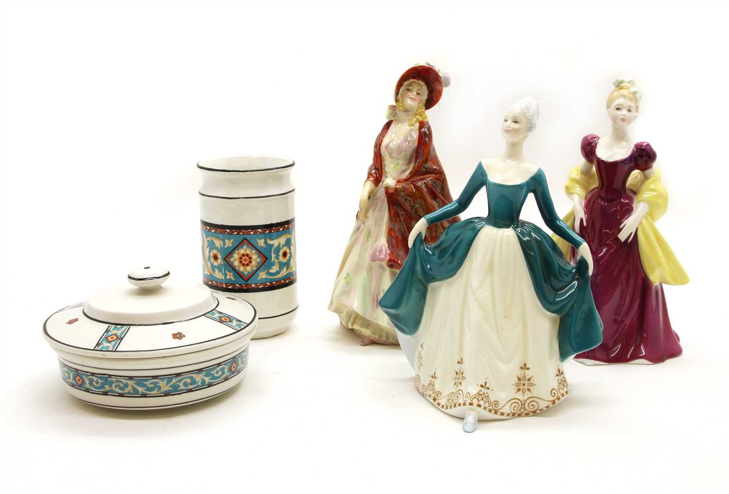 A large collection of Royal Doulton figures,