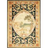 A tapestry wall hanging,