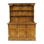 A 19th century oak dresser,