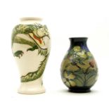 A Moorcroft Dragon pattern vase,