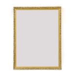 A large gilt framed wall mirror,