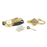 A ladies mechanical wristwatch,