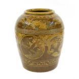 A large modern Chinese floor vase,
