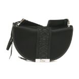 A Christian Dior black satin mini corset evening bag