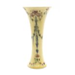 A MacIntyre Moorcroft trumpet shaped vase,