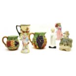 A collection of decorative ceramics,