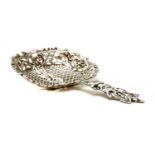 A Victorian silver sugar sifter spoon,