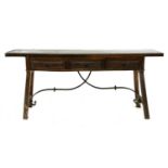 A Continental side table,