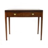 An early 20th century inlaid mahogany ladies writing desk,