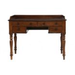 An early 20th century mahogany dressing table,