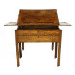 A George III mahogany architect's table,