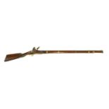 A flintlock musket,