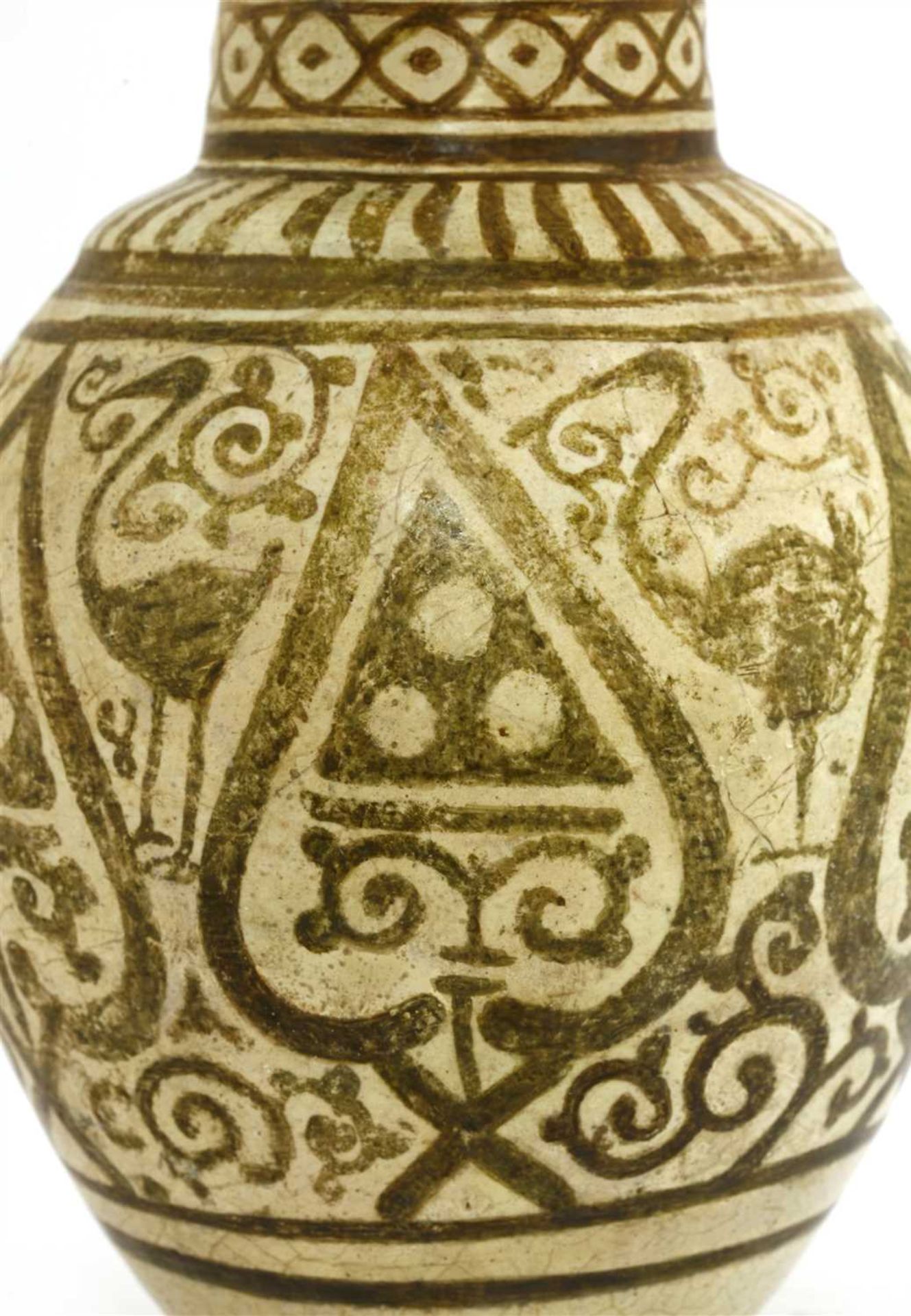 A fragmentary Fatimid lustre pottery jar, - Image 3 of 6