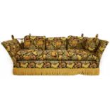 A large Knole settee,