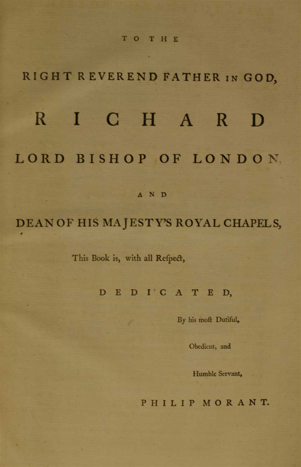 1- Morant, Philip: The History And Antiquities of the County of Essex, 2 vols, - Image 3 of 4