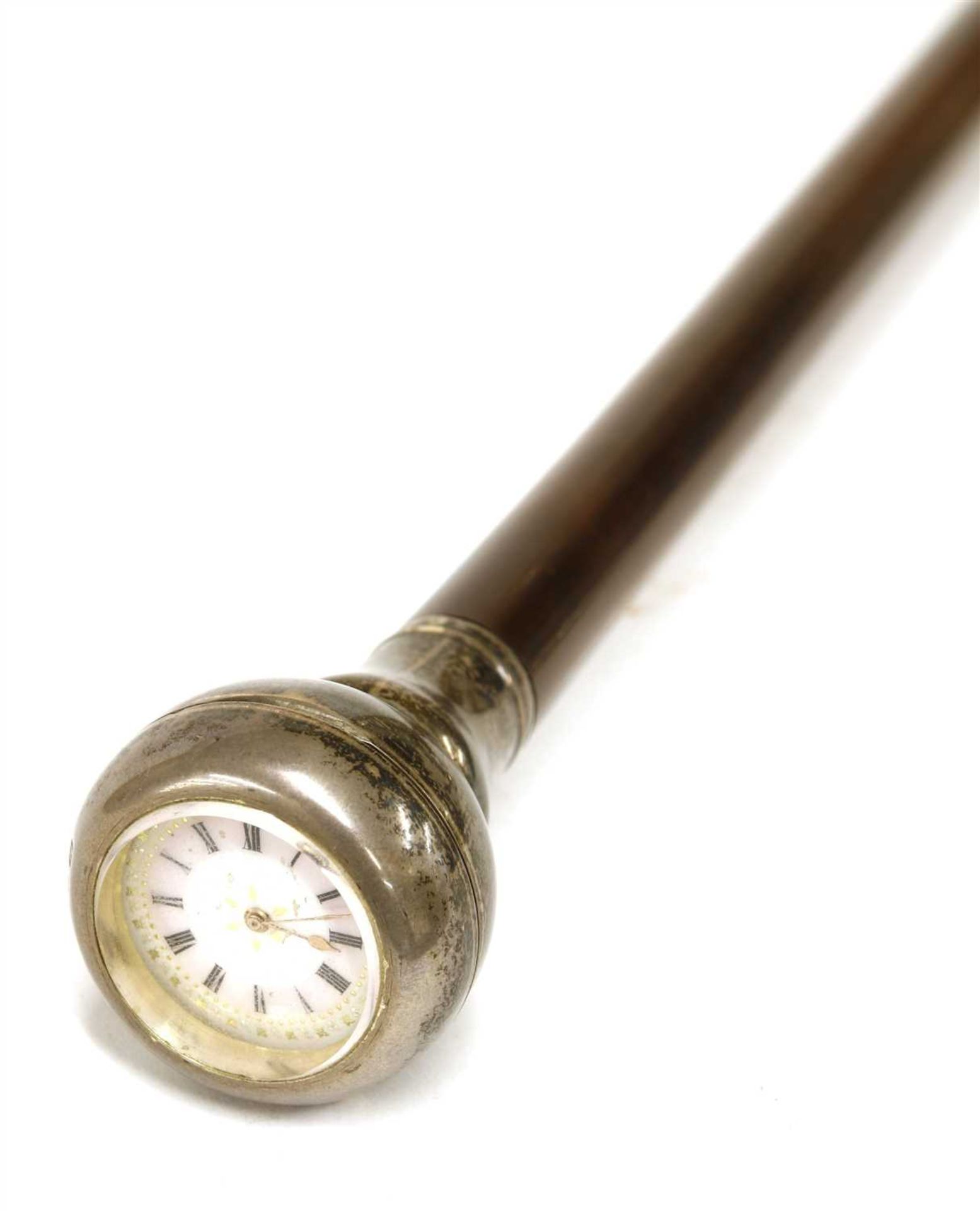 A George V silver and snakewood gadget walking stick by Brigg of London, - Image 2 of 3