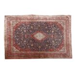 A fine Persian Kashan carpet,