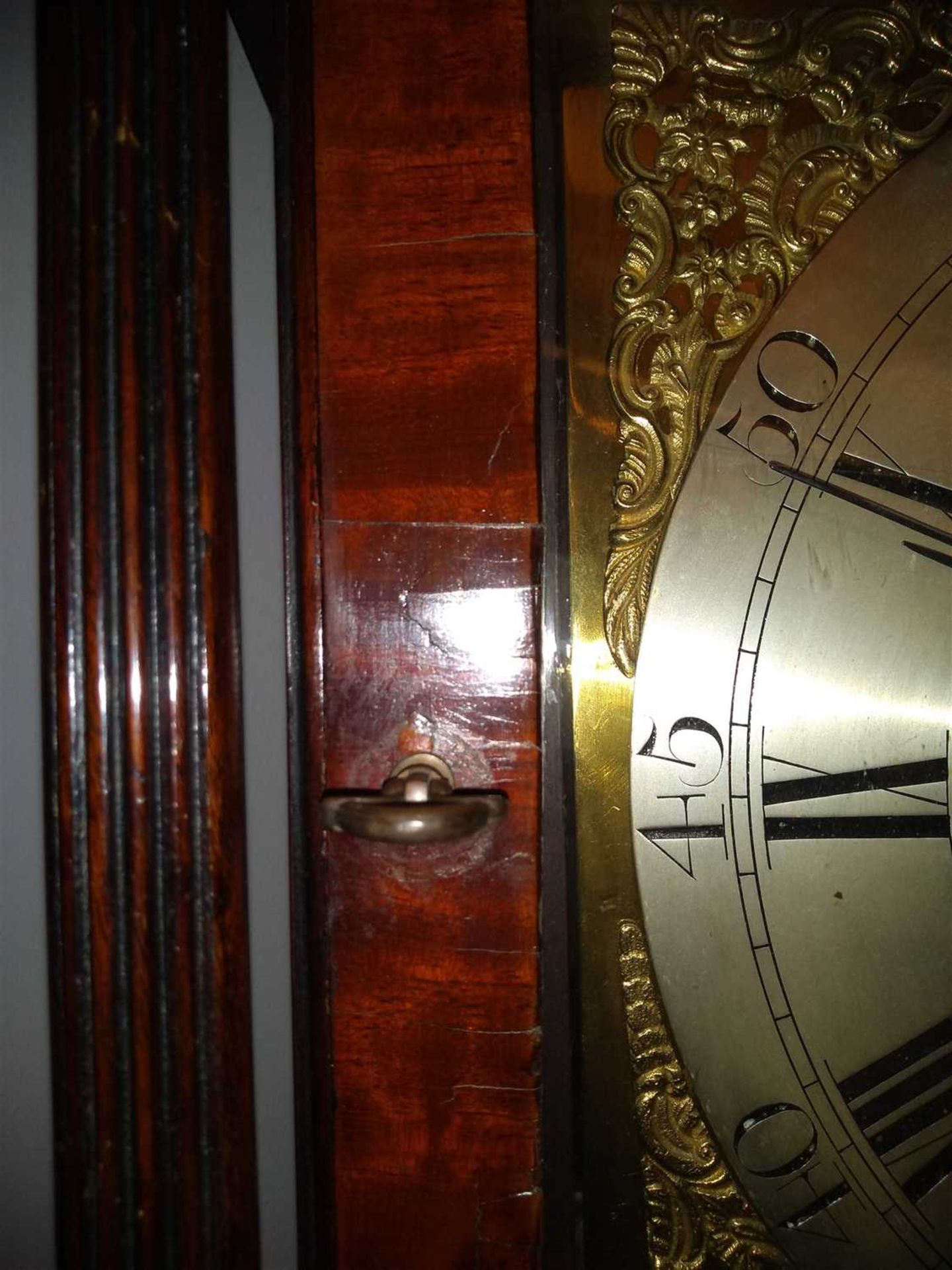 A strung mahogany eight-day longcase clock, - Bild 6 aus 23