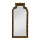 A Gothic Revival oak mirror,