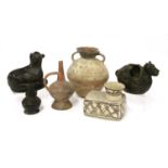 A collection of pre-Columbian pottery,