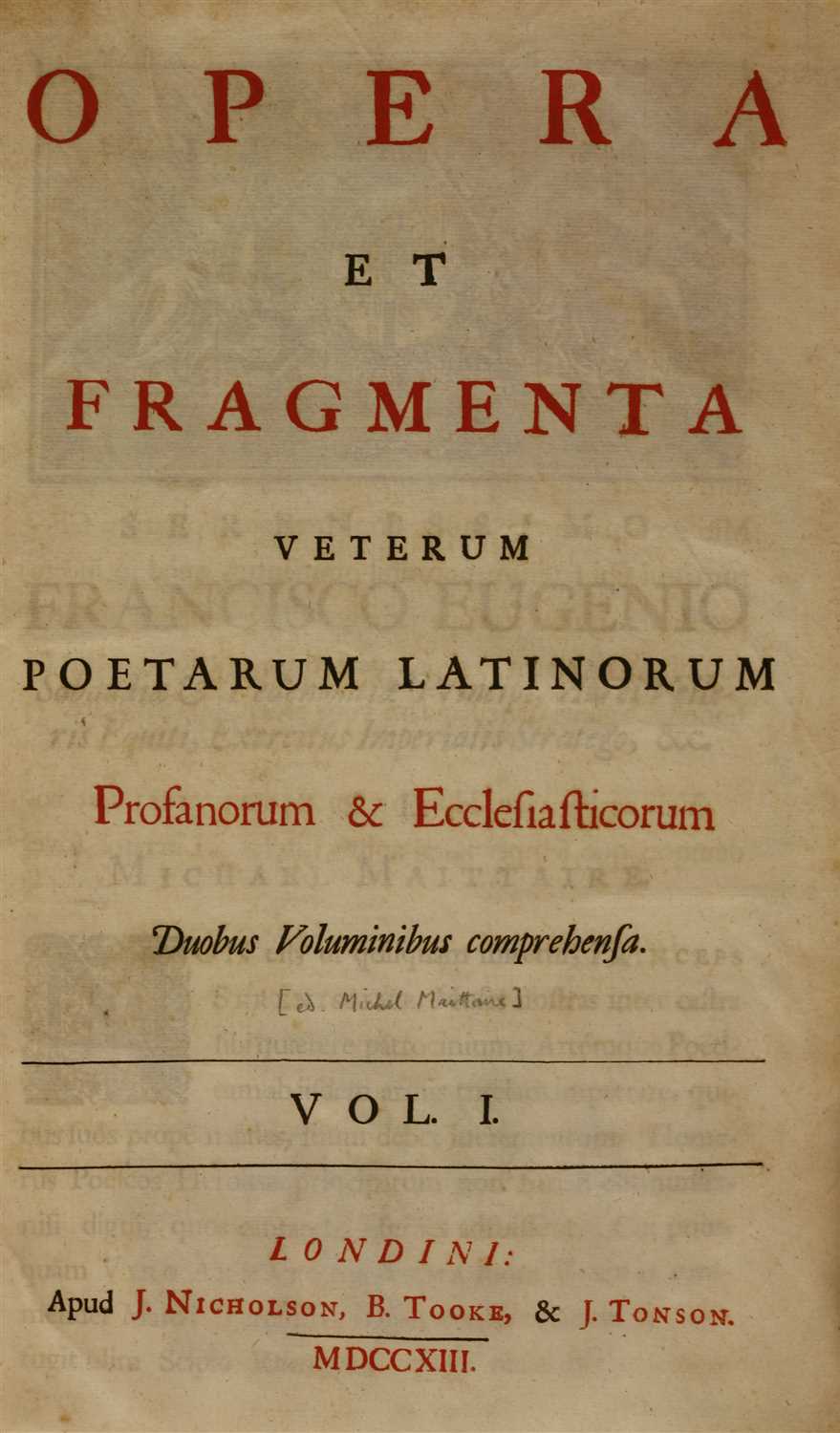 1- Hartnacci, D: Phaedri, Augusti Liberti, Fabularum Libri Quinque.. - Image 6 of 6