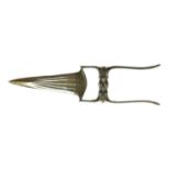 A steel push dagger (katar),