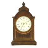 A Regency rosewood bracket clock,