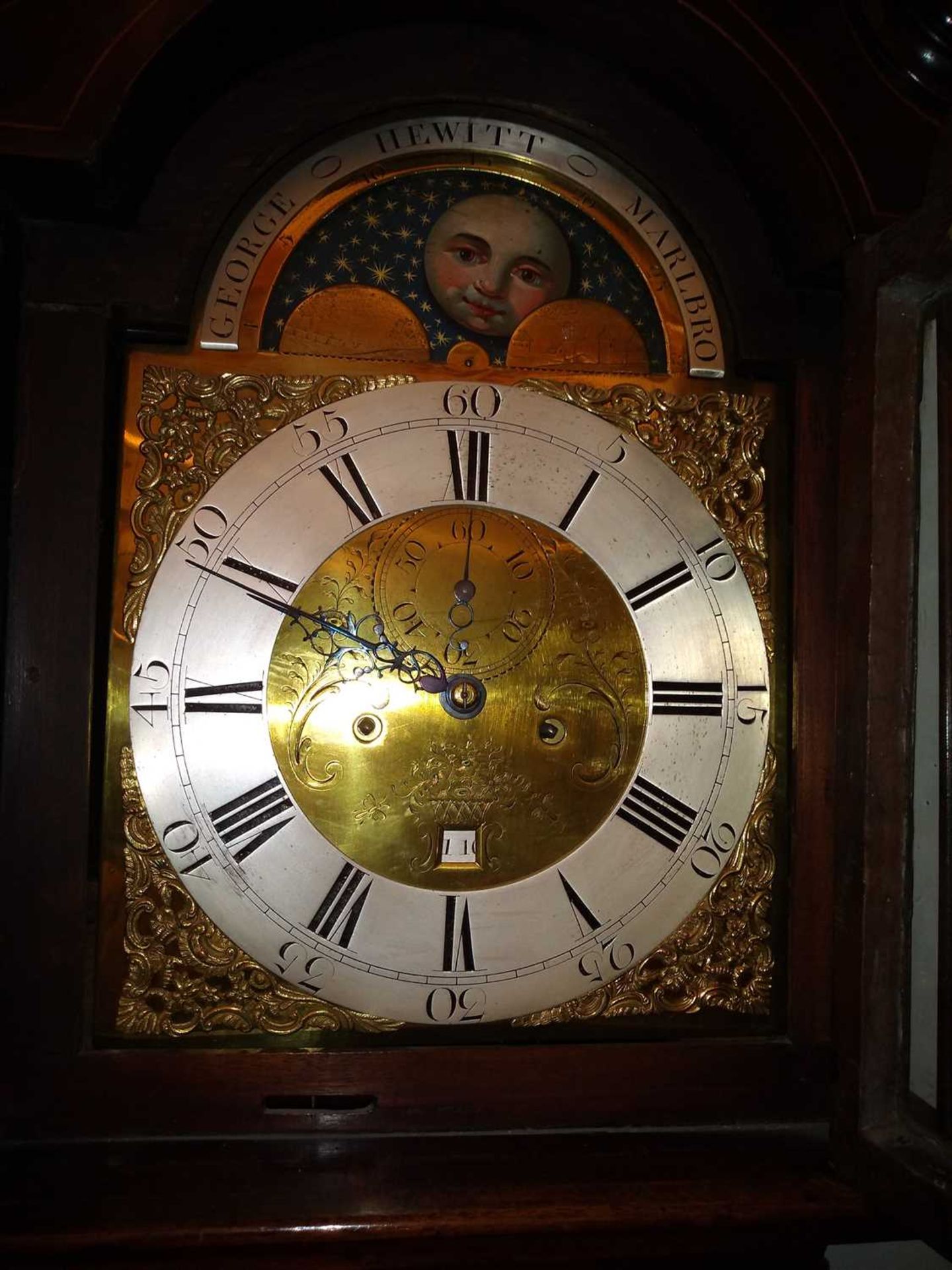 A strung mahogany eight-day longcase clock, - Bild 23 aus 23