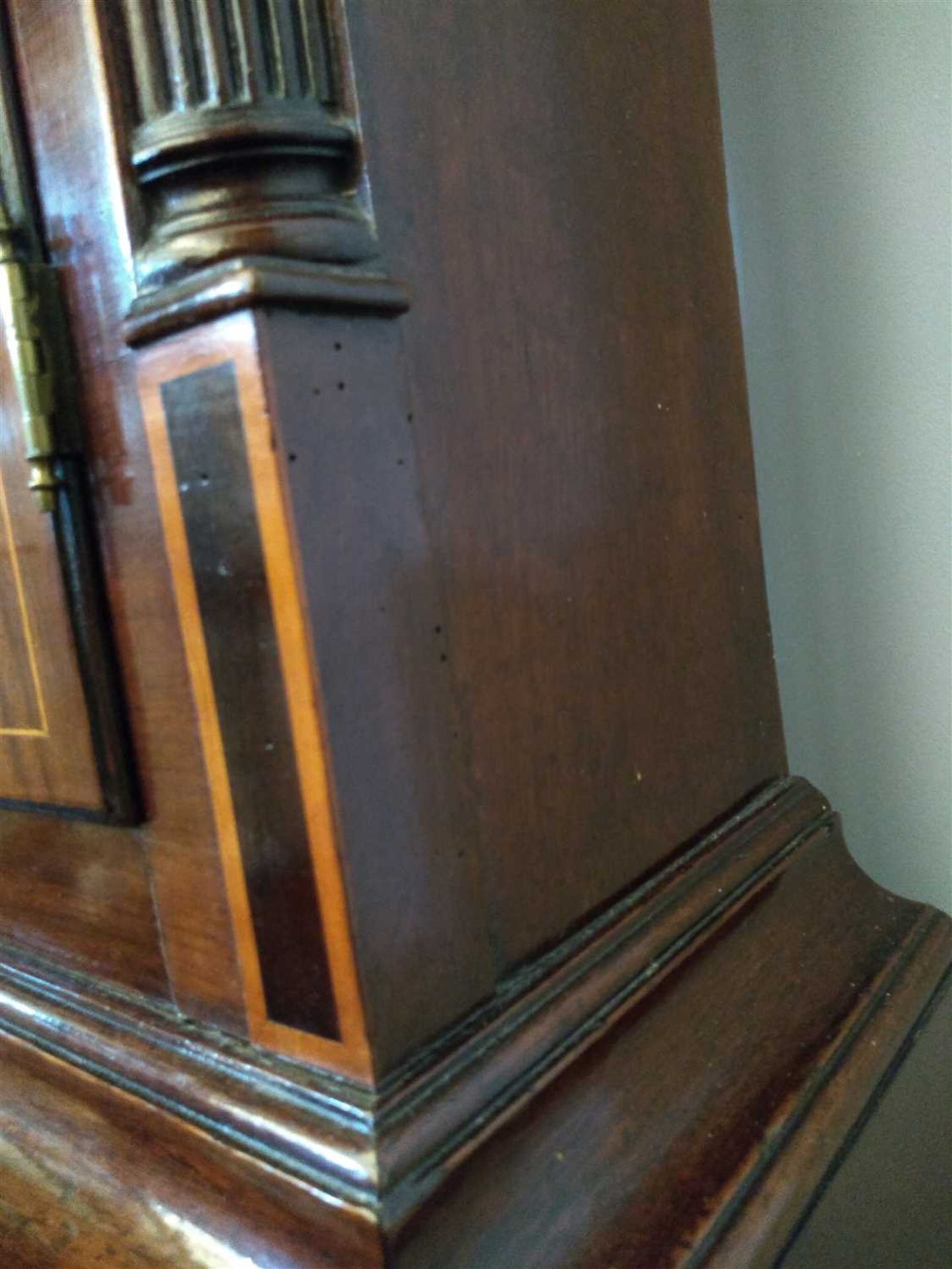 A strung mahogany eight-day longcase clock, - Bild 19 aus 23