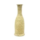 A Persian pottery bottle vase,