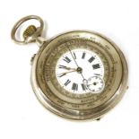 A Swiss pocket watch/barometer,