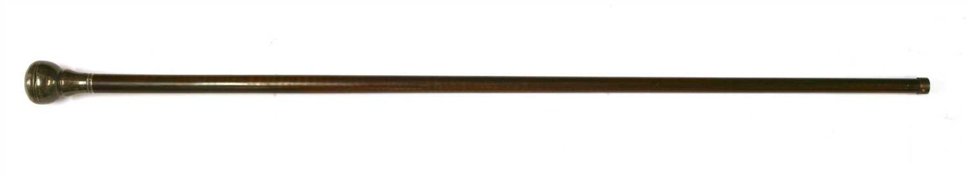 A George V silver and snakewood gadget walking stick by Brigg of London, - Image 3 of 3