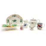 A quantity of 18th century and later English porcelain,