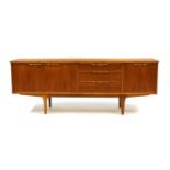 A G-plan mid century teak sideboard by Ebenezer Ghome,