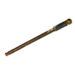 A wooden truncheon,