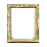 A large pine distressed picture frame,